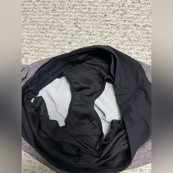 Lululemon shorts. Size 6. Lined. Grey black. Athletic. Running. Gym. Lined - Picture 7 of 7